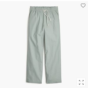 NWT J. Crew Paper-Bag Wide Leg Linen- Cotton Pant